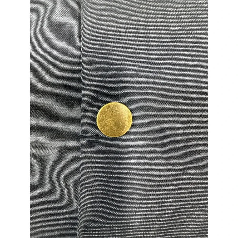Stiiizy Jacket Mens Large Blue Hooded‎ Snap Up Illinois Windbreaker